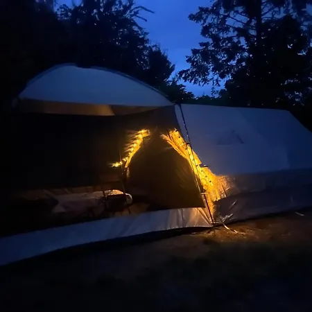 Campsite Doppelbett In Der Villa Mit 3000 M2 Garten Und Wald *